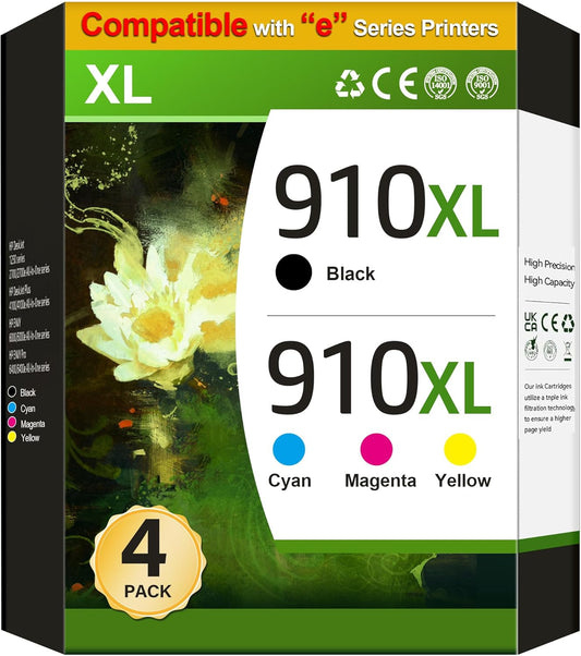 LINKMAY 910XL Ink Combo Pack - Pro Printing Power!