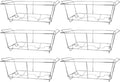 COMFICOVE Chafing Wire Rack Buffet Stand Full Size - Elegant Catering