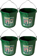 Heated Water Bucket for Livestock - 5 Gallon Flat Back Design
