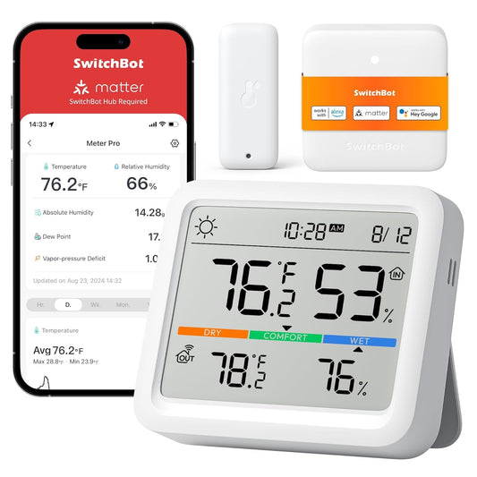 SwitchBot Meter Pro: Smart Wireless Hygrometer & Thermometer