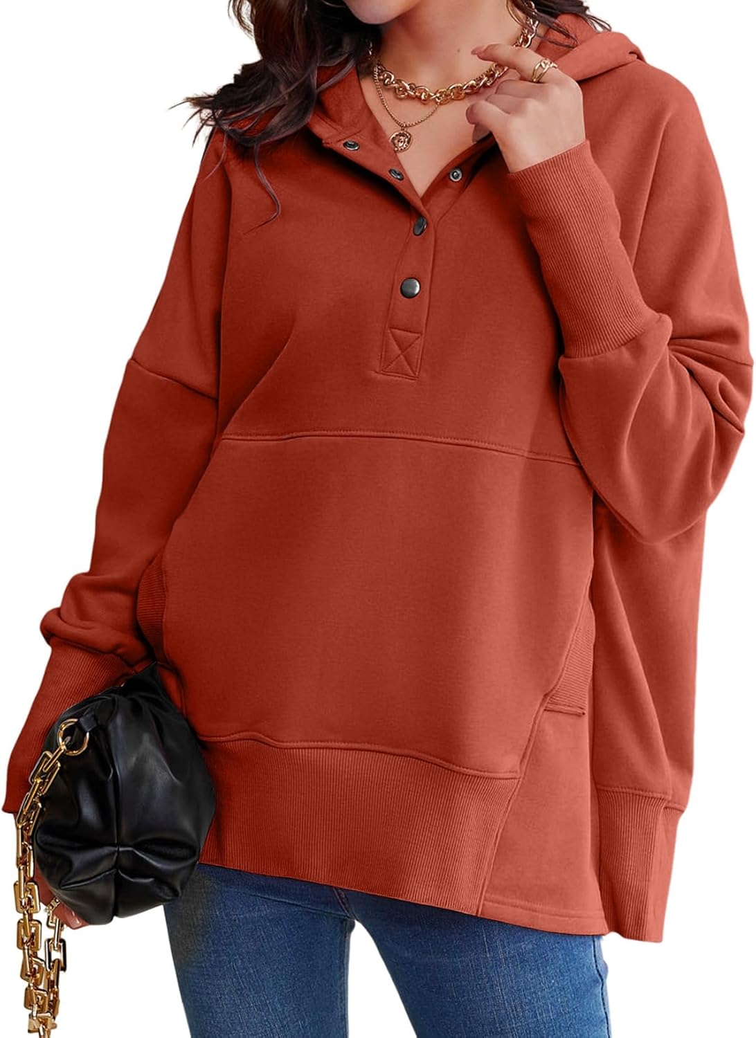 AlvaQ Womens Oversized Sweatshirts for Cozy Winter Style