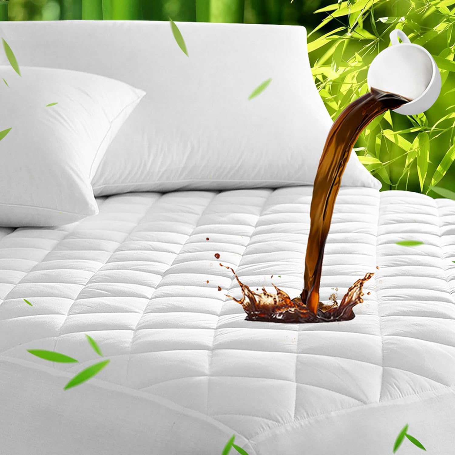 UNILIBRA California King Mattress Pad Waterproof and Soft
