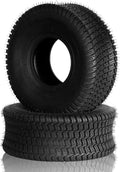MOTORHOT 20x8.00-8 Lawn Mower Turf Tires Set of 2 - Durable Grip