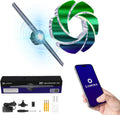 LUMINA 3D Holographic Fan: Wi-Fi Control, HD Resolution, Bluetooth Sound