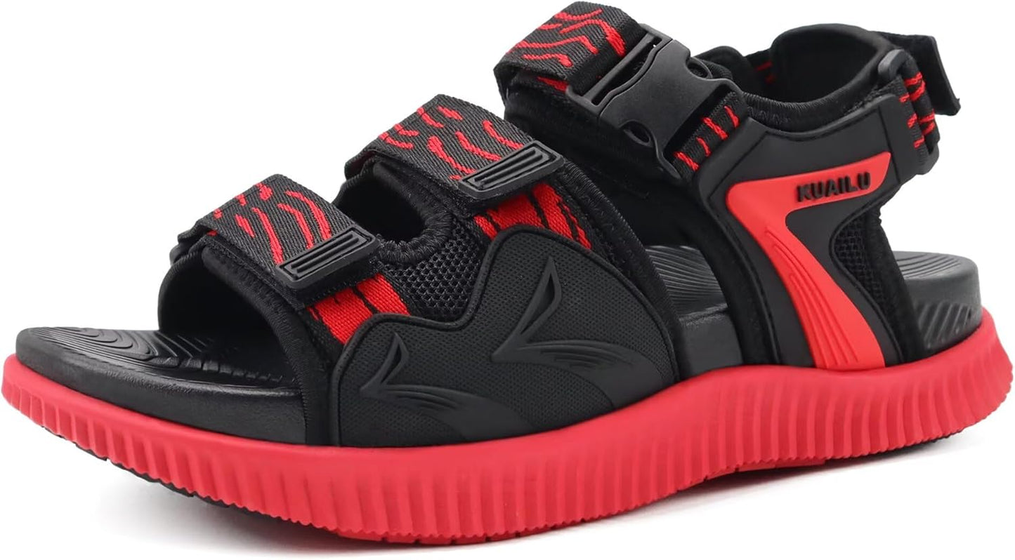 KuaiLu Mens Hiking Sandals with Arch Support for Comfort