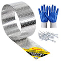 Embossed Aluminum Diamond Checker Plate Sheet Metal 6in x10 ft Roll