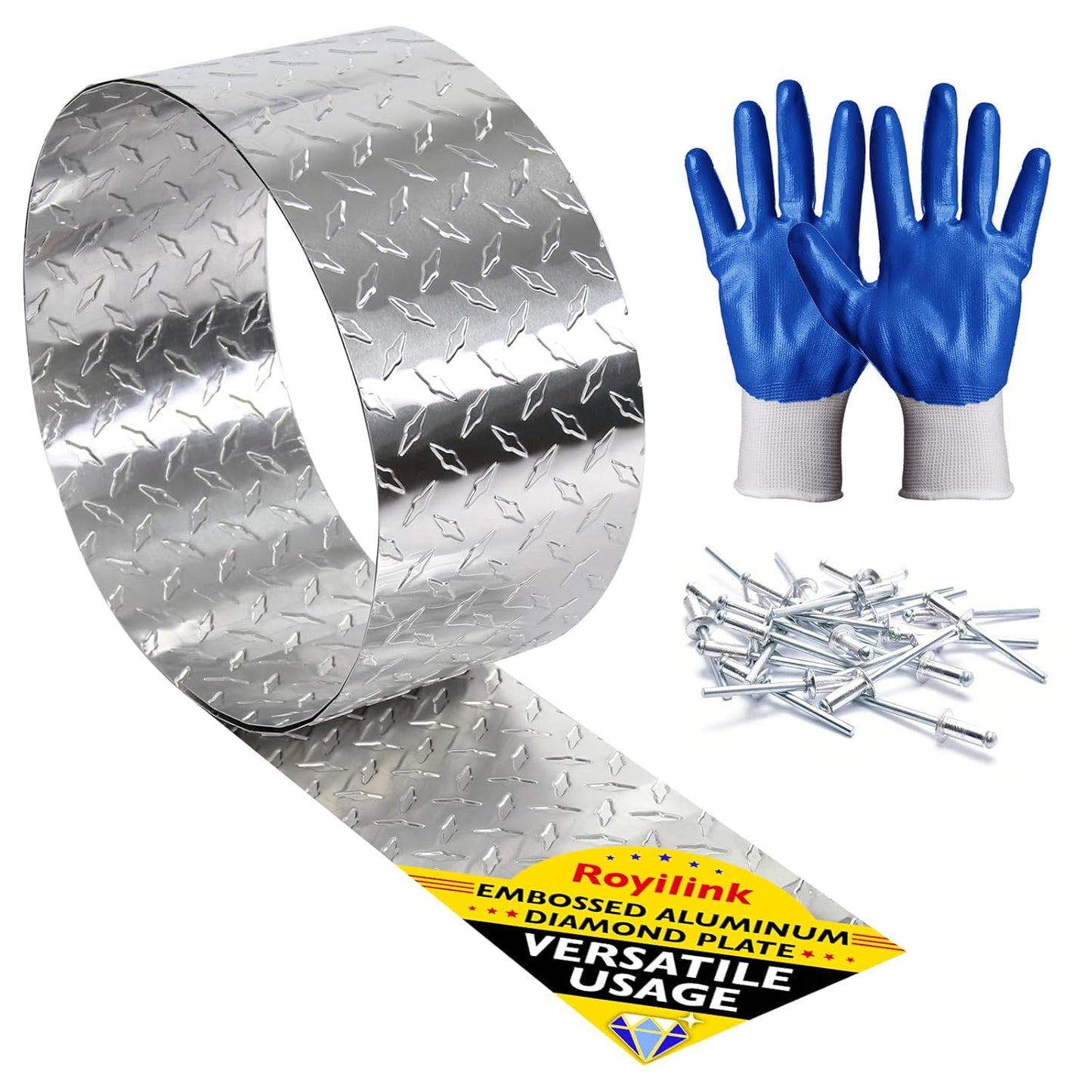 Embossed Aluminum Diamond Checker Plate Sheet for DIY Projects