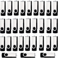 8GB USB Flash Drive 50 Pack USB2.0 Thumb Drives - Bulk Value