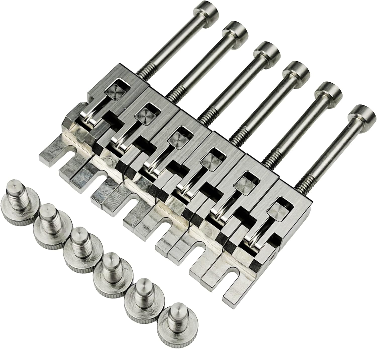 Kaynes Stainless Steel Double Locking Tremolo Bridge Saddles