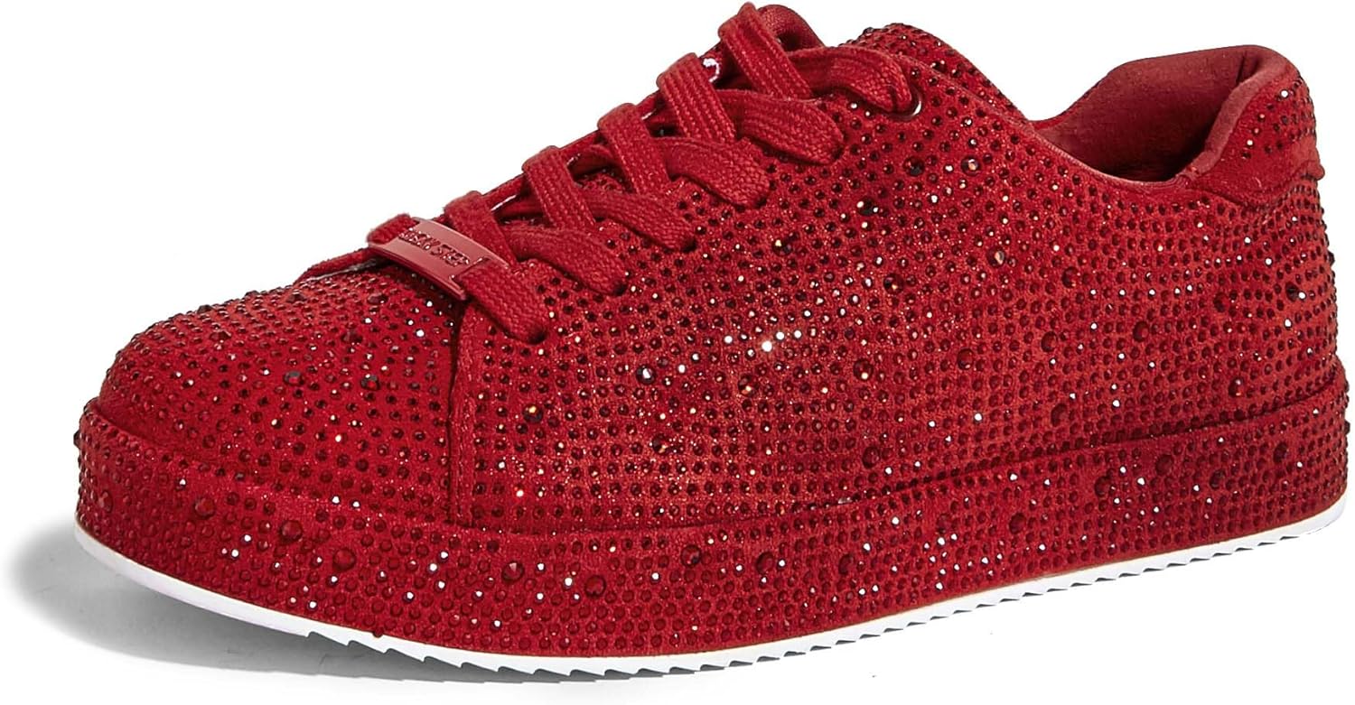 Sparkly Rhinestone Fashion Glitter Sneakers for Women Events
