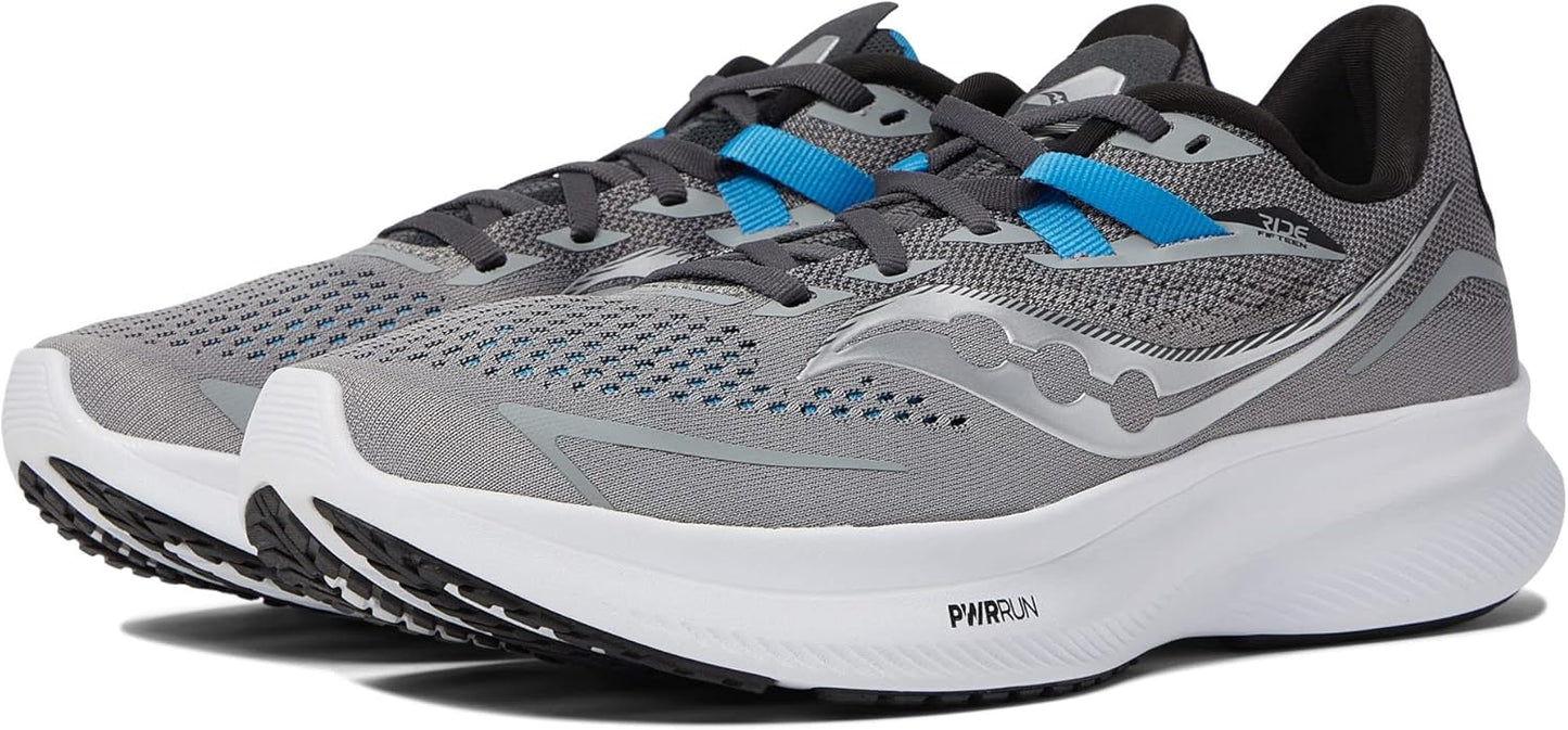 Saucony Mens Ride 15: Lighter, Softer, and Faster Running Shoes