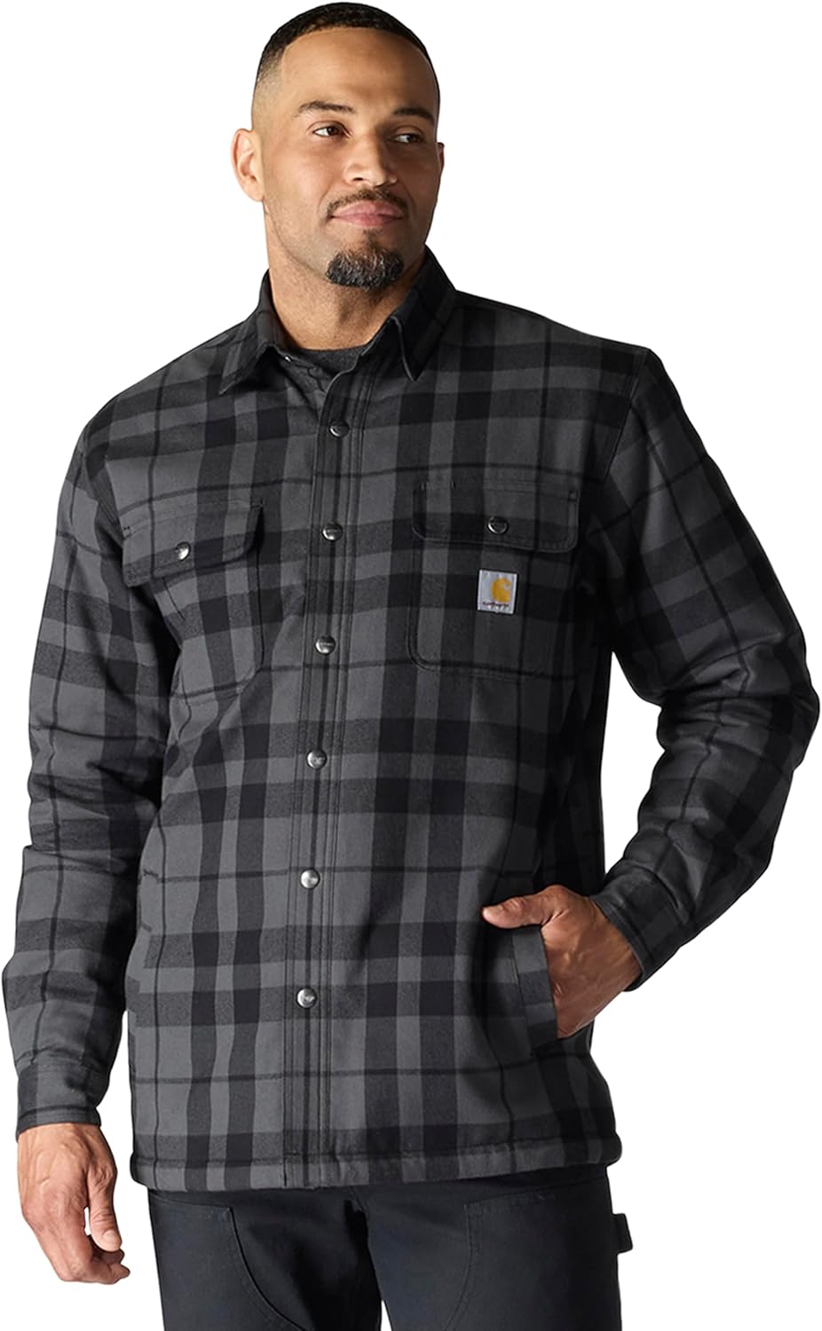 Carhartt Mens Relaxed Fit Flannel Sherpa-Lined Shirt Jac Review