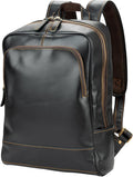 Leather Backpack for Men 15.6in Laptop - Top-Grain Quality
