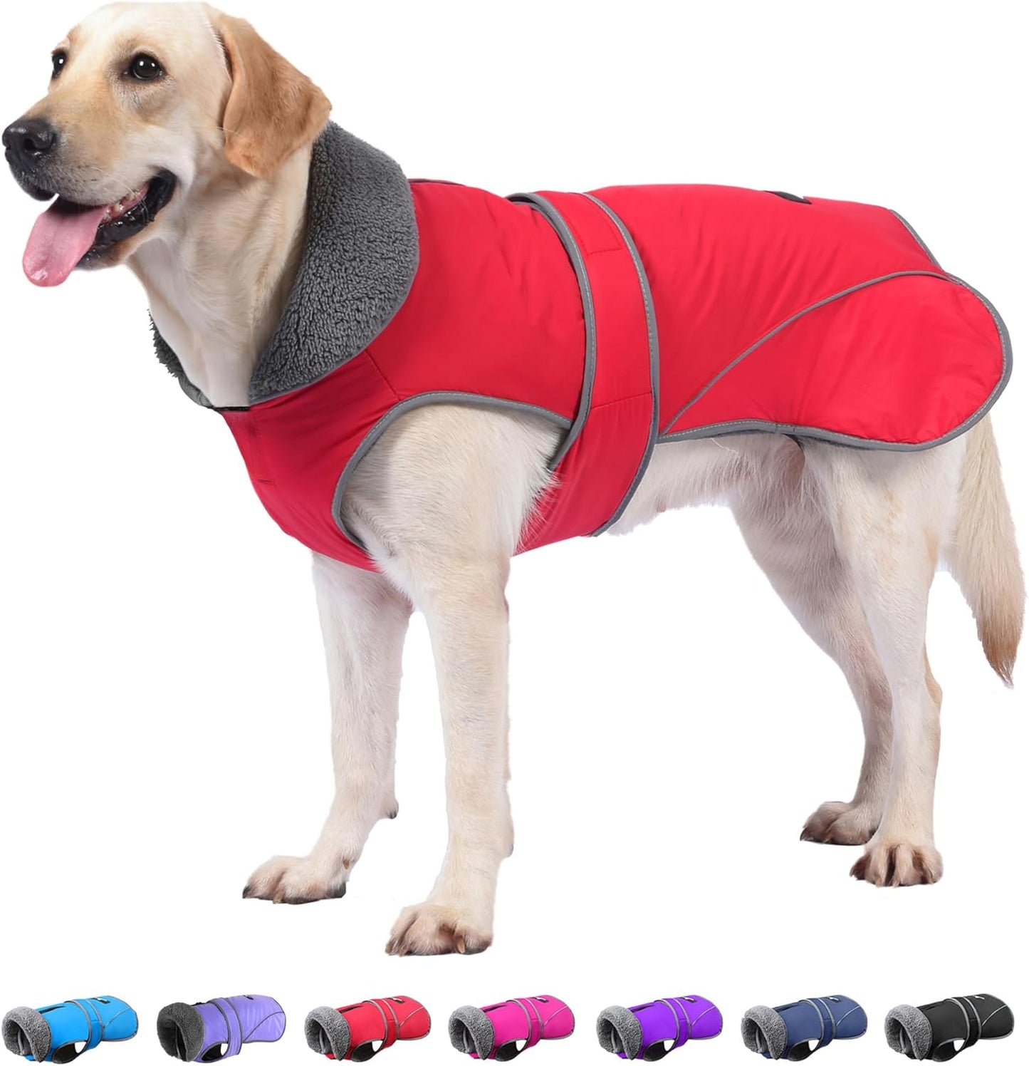 Dogcheer Dog Coat Waterproof Winter Jacket for Cold Weather