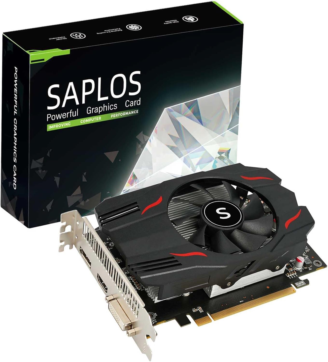 Powerful SAPLOS GPU, 4GB GDDR5, 4K Output