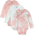 HonestBaby unisex-baby 3-pack Long Sleeve Side-snap (Style P9QQ)