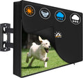 Zettum Outdoor TV Cover 75 Inch - Heavy Duty Waterproof Protector