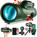 40X60 Monocular Telescope with Smartphone Holder & Tripod - High Power