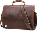 Contacts Messenger Bag for Men Large 15.4 in Briefcase - Vintage