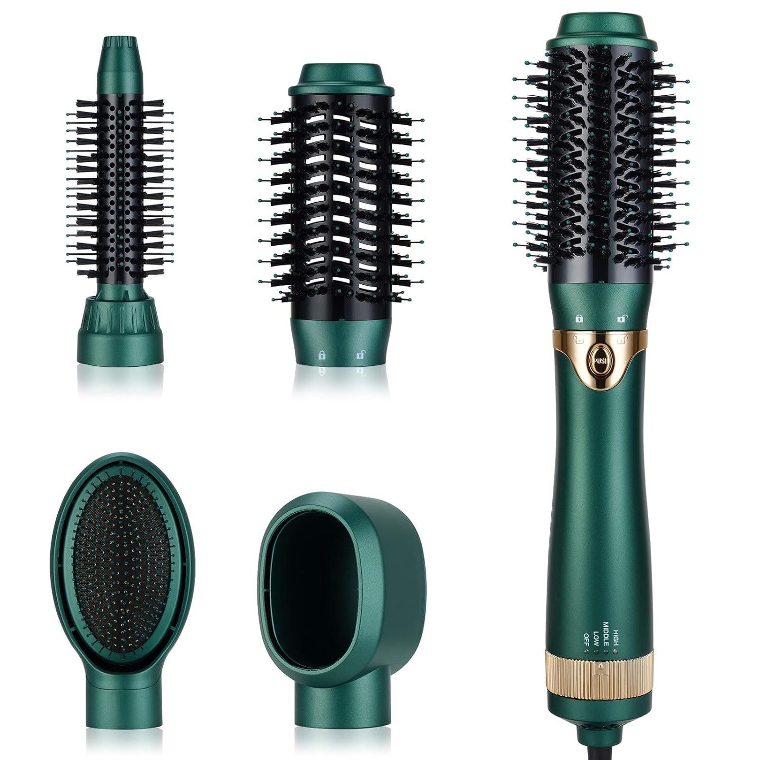 4-in-1 Lightweight Retro Hair Dryer Set