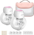 ABP-1508 Hands Free Breast Pump Wearable - Strong Suction, Low Noise