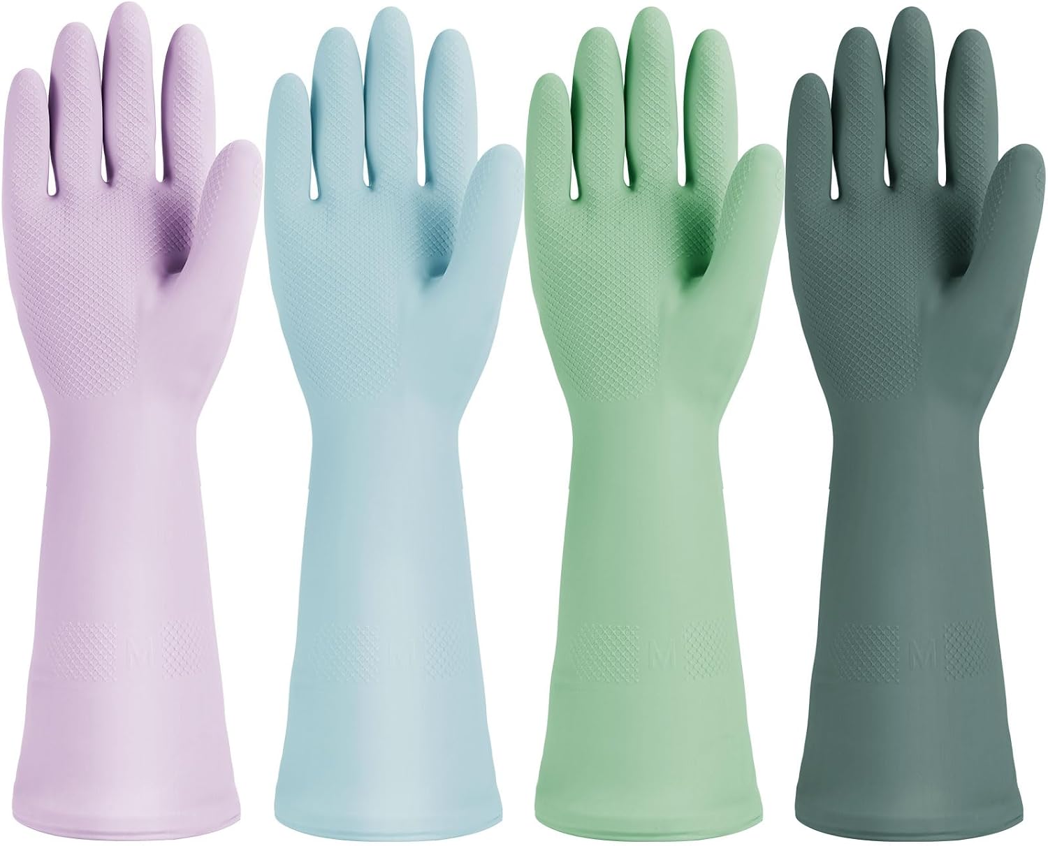 Non-Slip Reusable Rubber Gloves for Easy Cleaning