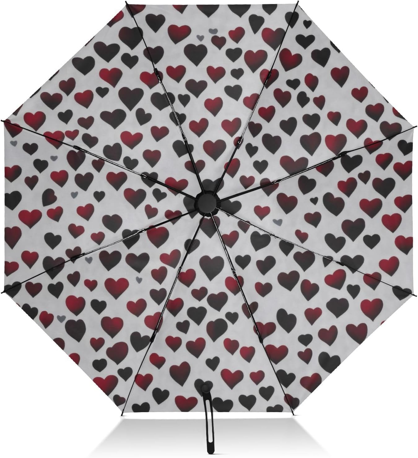 Stay Dry in Style with CZXW Hearts Umbrella