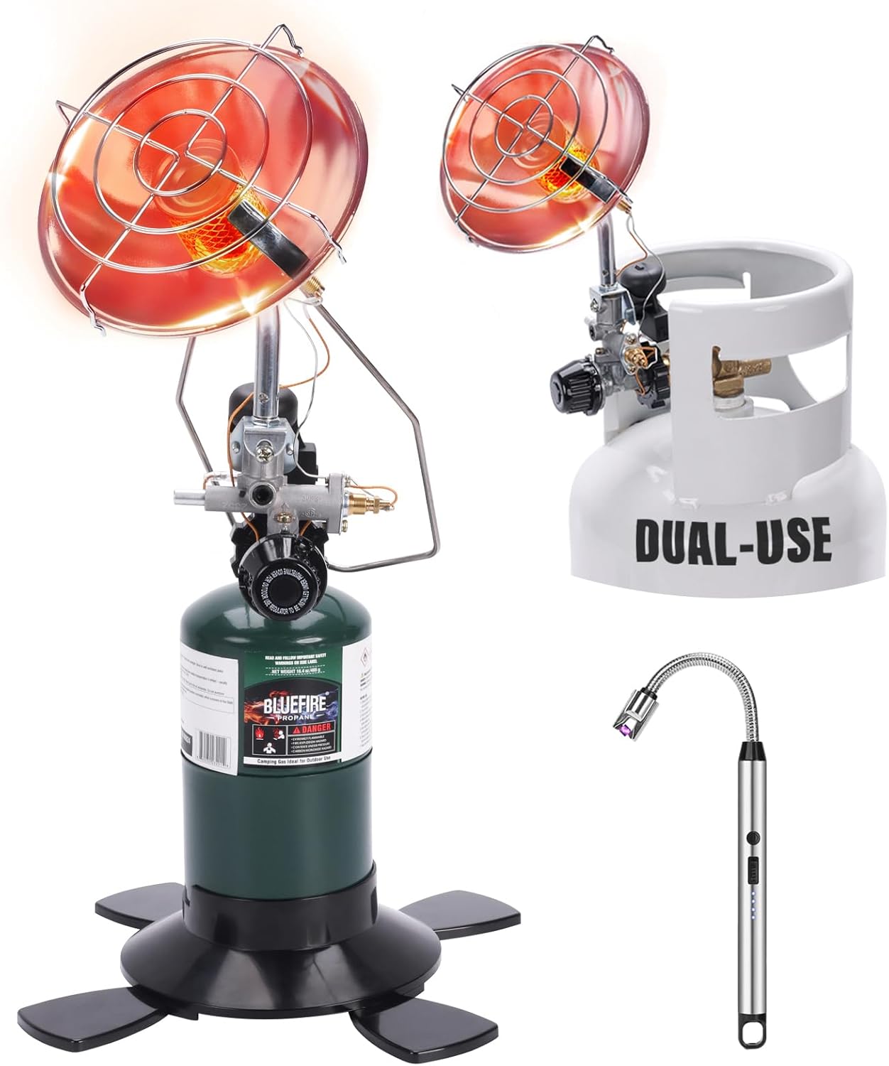 Portable 2-in-1 Propane Heater - Heat Anywhere!