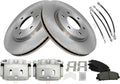 TRQ Front Brake Pad & Rotor Kit Ceramic Compatible with Infiniti QX56