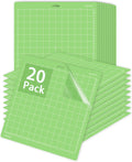 Gwybkq Cutting Mat 12x12 20 Pack - Standard Green Grip Mats for Cricut