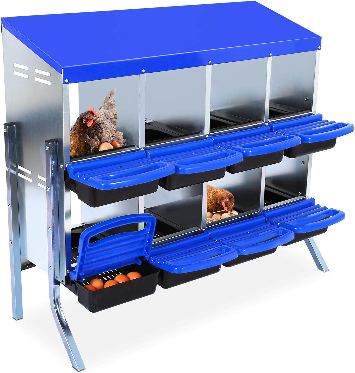 Chicken Nesting Box for Laying Eggs - Roll Away Design
