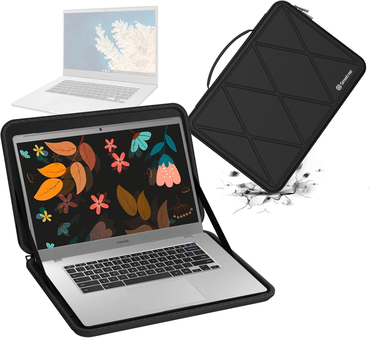 Smatree Hard EVA Protective Sleeve Case for 15.6 inch Laptops