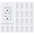 GFCI Outlet 20 Amp Tamper Resistant Self-Test GFI Receptacle - Safe