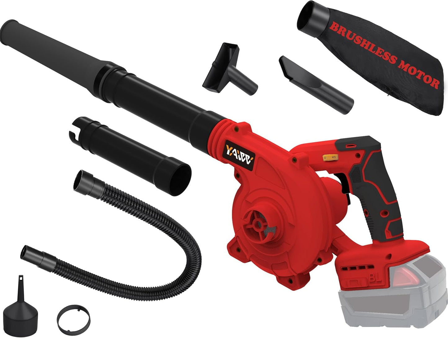 Cordless Leaf Blower with Brushless Motor for Milwaukee M18