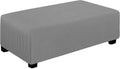 Easy-Going Stretch Ottoman Cover XX-Large Light Grey - Soft Elastic