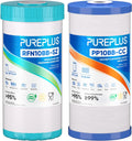 PUREPLUS 5 Micron 4.5in x 10in Whole House Water Filter Combo Kit