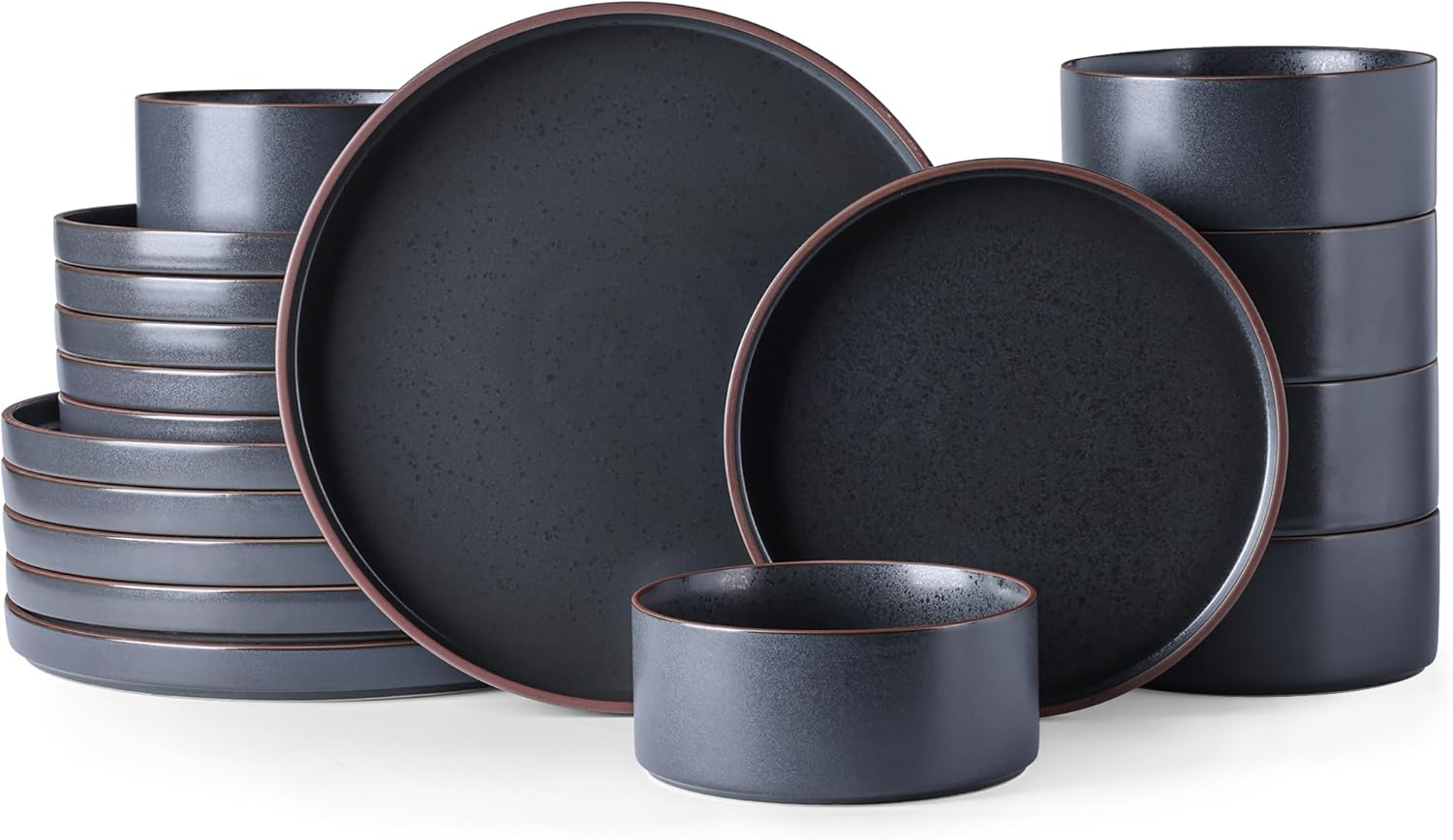LERATIO Ceramic Dinnerware Set for 6 - Stylish and Durable