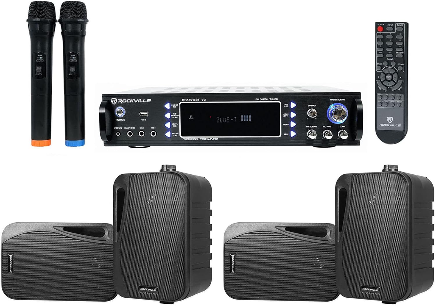 Rockville Hybrid Bluetooth Karaoke Home Theater System Review