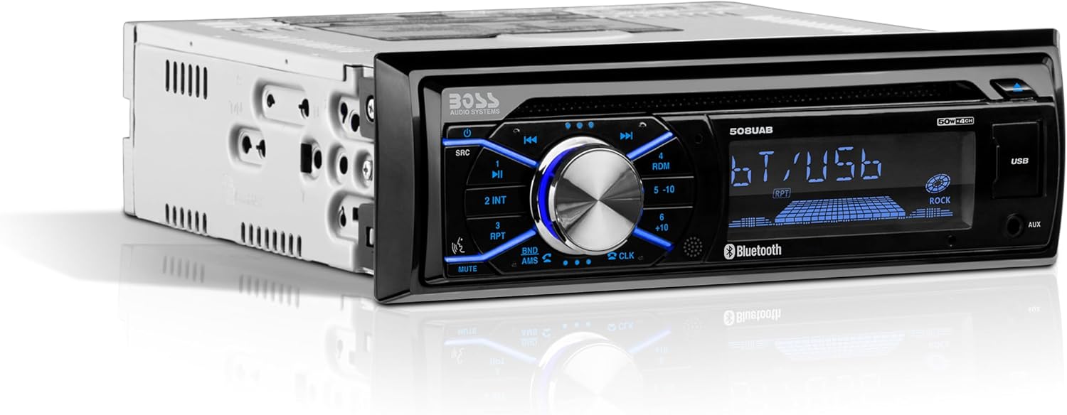 BOSS Audio Systems 508UAB Car Stereo with Bluetooth and CD Player