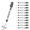 Markal Paint-Riter+ Valve Action Marker, Silver 12-Pack - Durable