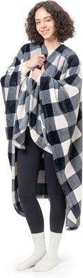 Berkshire Blanket PrimaLush Wearable Blanket for Cozy Comfort