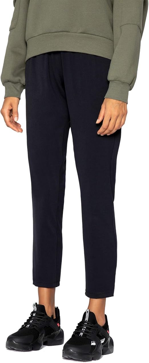 AJISAI Petite/Regular Women's 7/8 Joggers Travel Pants with Pockets