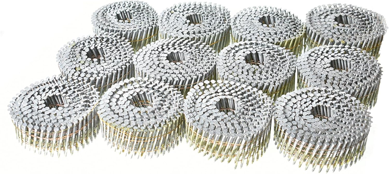 GXYWADY 3600Pcs Wire Coil Siding Nails for Various Projects