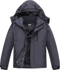 QMP Winter Jacket for Boys and Girls Waterproof Ski Jacket - Warm Free