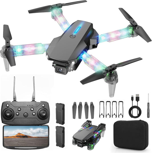 1080P Camera Foldable Drone - Perfect Gift for Kids!