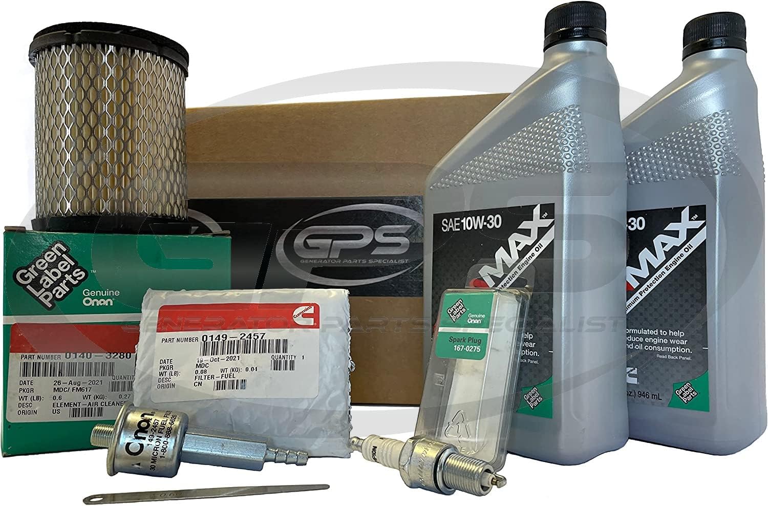 GPS Generator Parts Specialist Tune Up Kit for Cummins Onan RV