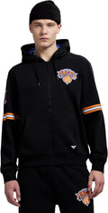 GAME 7 NBA Mens Long Sleeve Zip Up Hooded Fleece Sweatshirt