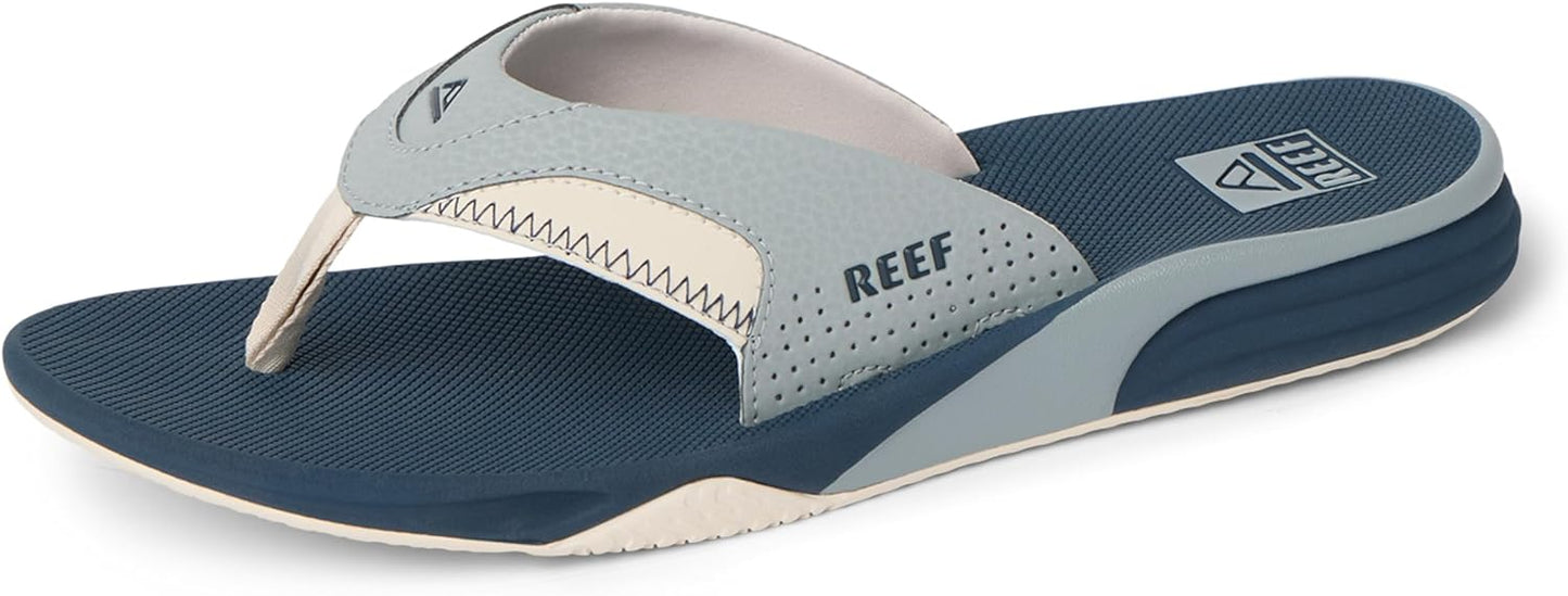 REEF mens Cushion Fanning Sandals for Ultimate Comfort