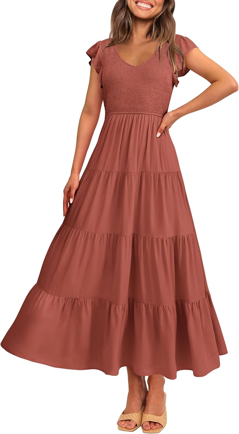PRETTYGARDEN Women's Summer Flowy Maxi Dress for Every Occasion