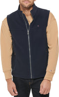 Tommy Hilfiger Mens Lightweight Polar Fleece Vest - Soft, Office-Ready